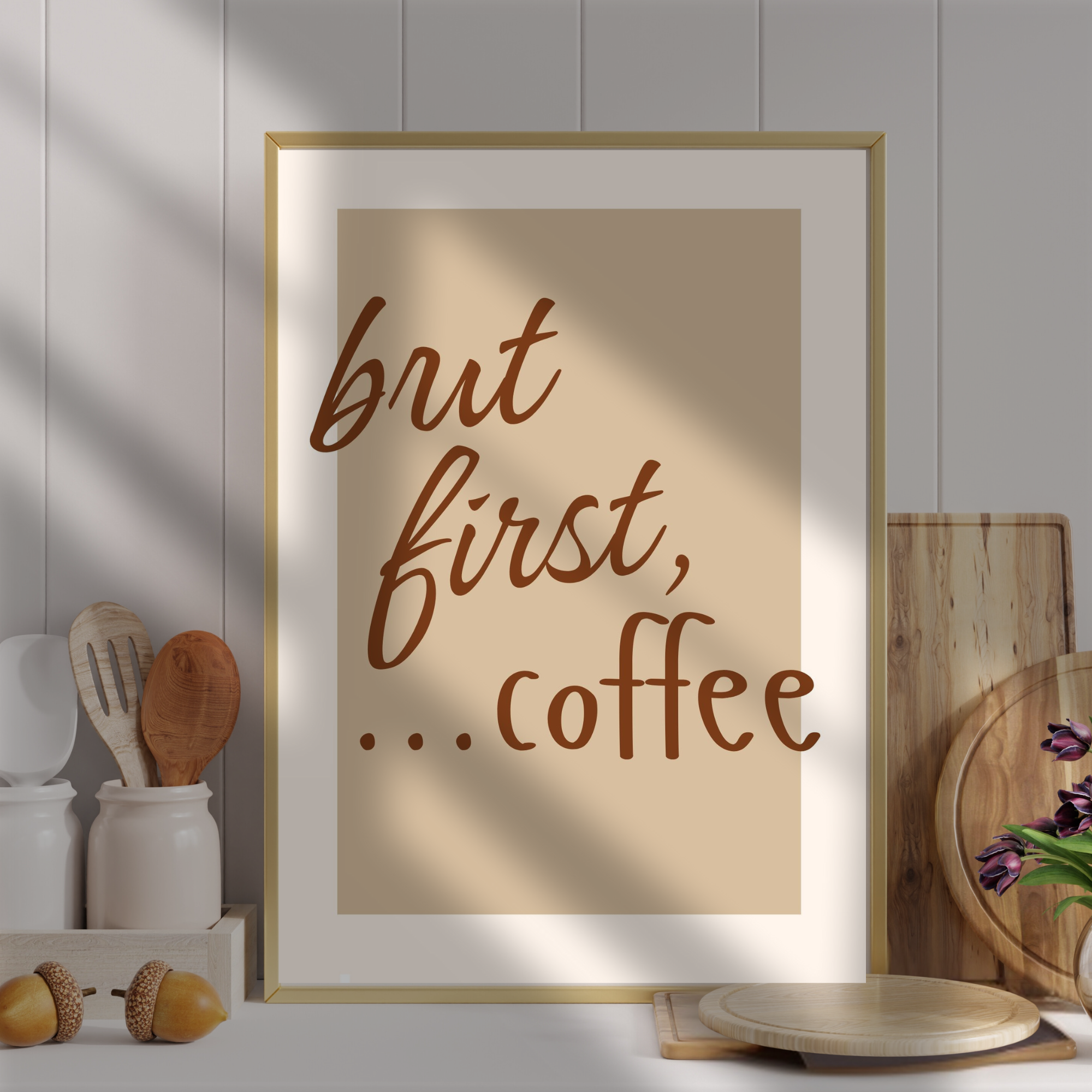 But first...coffee