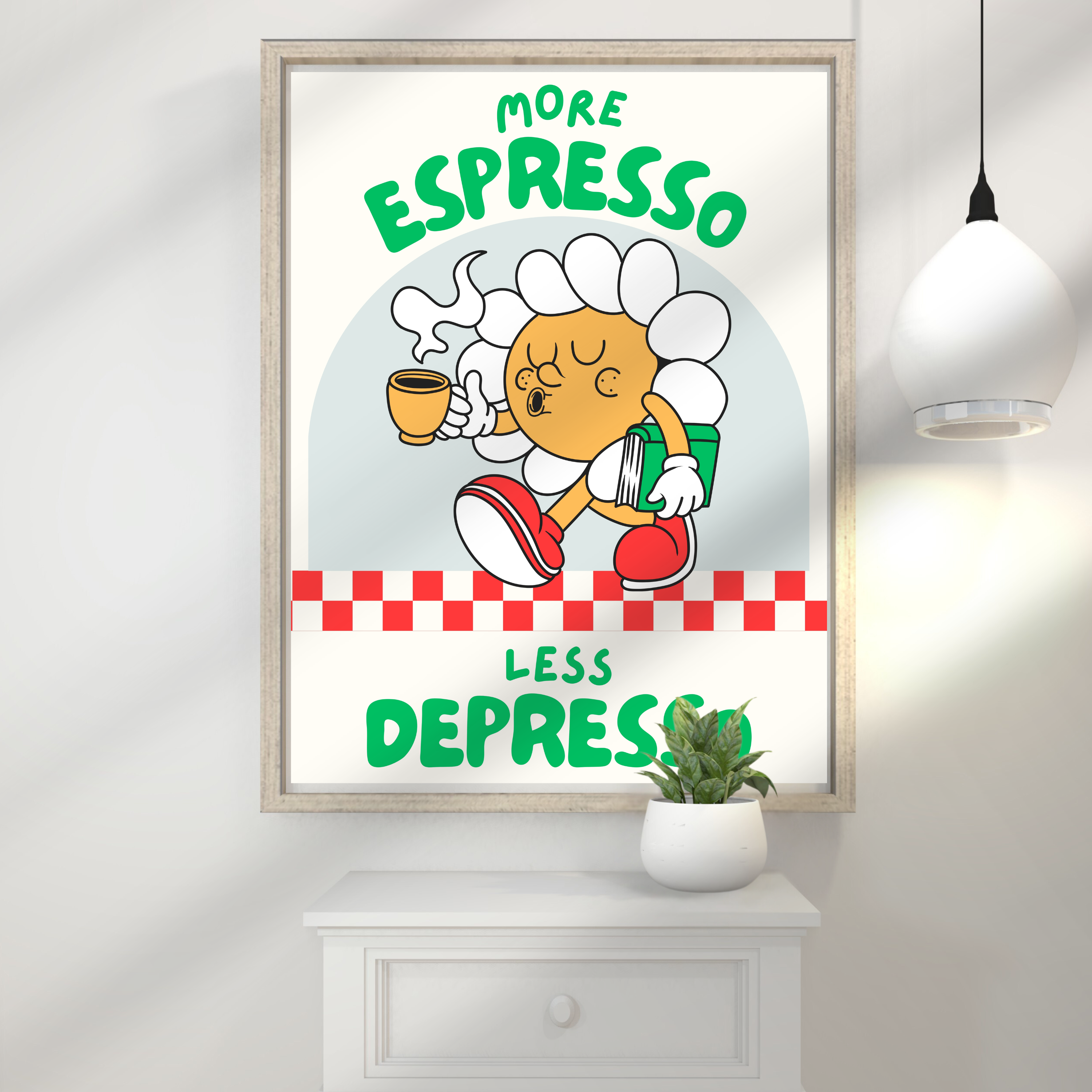 More espresso, less depress