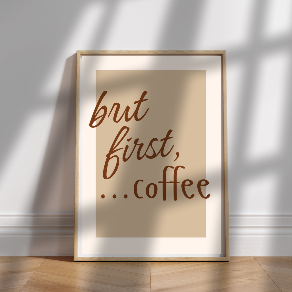 But first...coffee