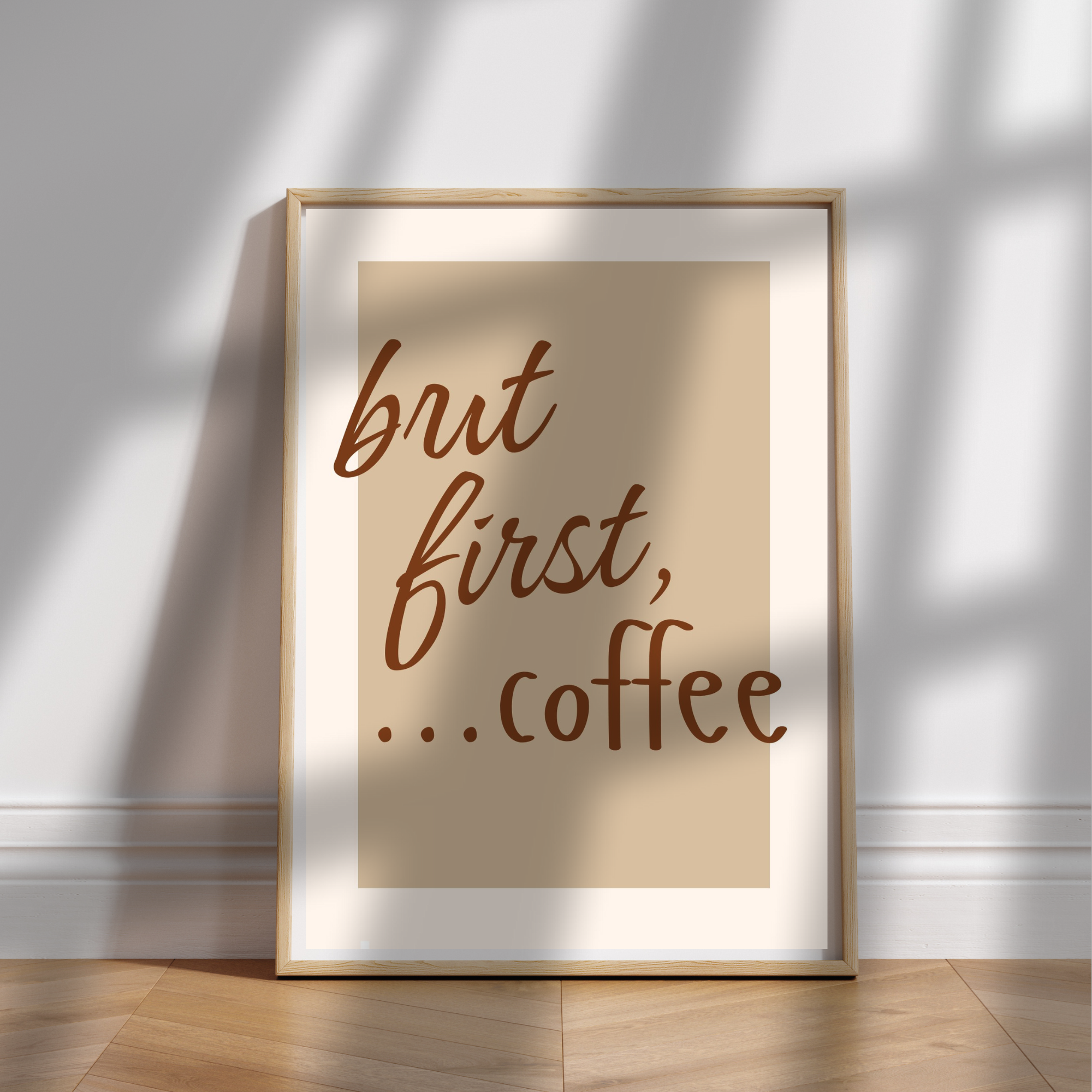 But first...coffee
